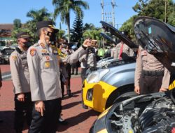 Kapolres Batu Cek Kondisi Randis Jelang Pilkades Kota Batu