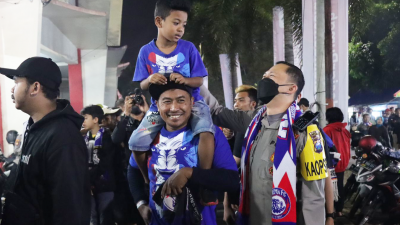 Aremania Apresiasi Pengamanan yang Diberikan Polres Malang