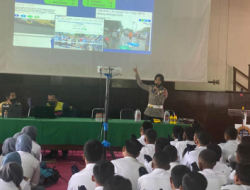 Siswa siswi SMK Brantas Dapat Sosialisasi Apa Itu Tilang Elektronik atau E-TLE