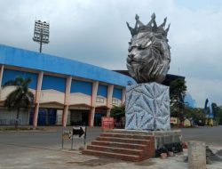 Patung Kepala Singa “Tegar Arema Jawara” Berdiri Berkat Kecintaan AKBP Ferli kepada Arema