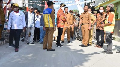 Proyek Betonisasi Jalan Panjunan – Suko Sukodono Ditargetkan Rampung September 2022