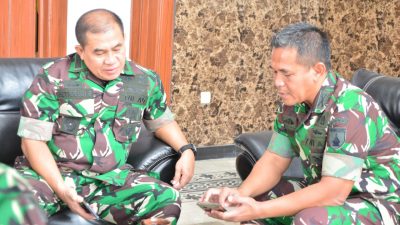 Danrem 083/Bdj Terima Kunker Tim Pokja Kajian Sahli Kasad Bidang Banusia