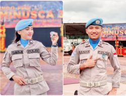 Dua Anggota Polresta Malang Kota Tergabung Satgas Garuda Dapat Medali Penghargaan dari PBB