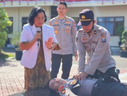 Sidokkes Polres Batu Gelar Sosialisasi Pencegahan dan Penanganan Penyakit Jantung