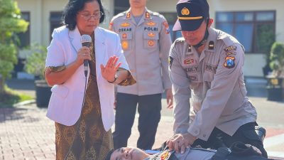 Sidokkes Polres Batu Gelar Sosialisasi Pencegahan dan Penanganan Penyakit Jantung