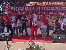 Gebyar HUT Ke-77 RI Warga RW 06 Kelurahan Gebang Meriah