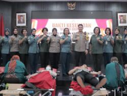 Kapolresta Malang Kota Apresiasi Keikutsertaan Korps Wanita TNI Dalam Giat Donor Darah