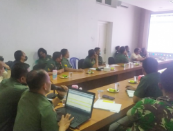 Korem 083/Bdj Gelar Pembinaan Penyusunan TOR/RAB Progja TA 2023