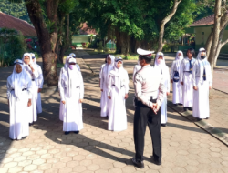 Satlantas Polres Malang Gelar Pelatihan Anggota PKS SMPN 03 Singosari