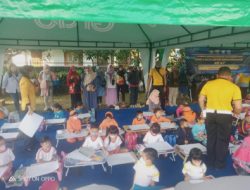 Sambut HUT Polantas ke-67, Polantas Malang Kota Gelar Lomba Mewarnai Tingkat TK se-Kota Malang