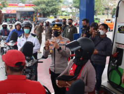Pasca Kenaikan Harga BBM, Kapolres Batu Cek Ketersediaan BBM di SPBU Diponegoro