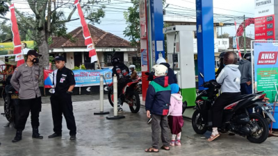 Demi Kenyamanan Masyarakat, Polres Batu Terus Pantau Stok BBM di SPBU