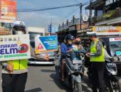 Jelang Berakhirnya Ops Zebra, Satlantas Polres Malang Gencar Laksanakan Sosialisasi Keselamatan
