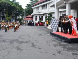 Danrem 083/Bdj Lepas Peserta Lomba Drumband KDS Playpass Competition 2022