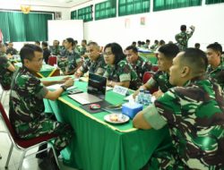 Danrem 083/Bdj Sambut Kedatangan Tim Wasrik Current Audit Itjenad