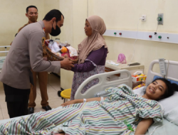 Senyum Bahagia Korban Tragedi Kanjuruhan Dapat Kunjungan Kapolres Malang