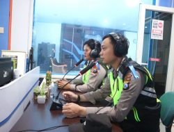 Satlantas Polres Malang Gelar Sosialisasi Ops Zebra Lewat Radio Kanjuruhan FM 106.5 Mhz