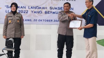 Polres Batu Raih Satker Terbaik III Pengelolaan Anggaran 2022 dari KPPN Malang