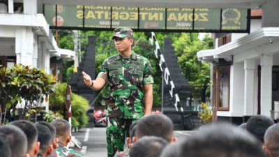 Danrem 083/Bdj Beri Motivasi Personel Bintara Baru, Sebagai Babinsa di Satuan Teritorial