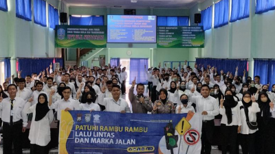 Siswa Pelatihan BLK Singosari Dibekali Tata Tertib Berlalu Lintas