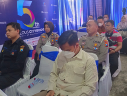 Kanit Kamsel dan Kasi Humas Polres Malang Raya Hadiri Anniversary 5 tahun Cityguide 911 FM