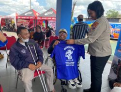 Satlantas Polres Malang Bekali Penyandang Disabilitas Safety Riding