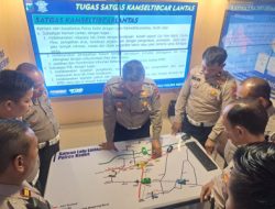 Antisipasi Kemacetan, Satlantas Polres Kediri Buat Skema Pengalihan Arus