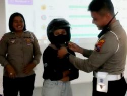 Unit Turjawali Polres Malang Bekali Safety Riding Karyawan PT Smoore Technolgy Indonesia