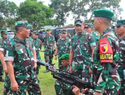 Arahan Asops Kasad ke Satgas Yonif 527/By : Tingkatkan Insting Naluri Tempur