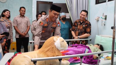 Senyum Bahagia Lilik Dikunjungi Kapolres Malang