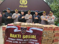 Giat Akpol Peduli, Angkatan 95 Bantu Korban Gempa Bumi Cianjur