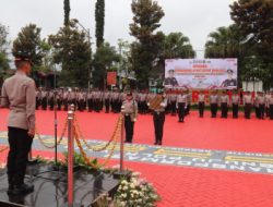 Polres Batu Gelar Upacara HUT ke-42 Satpam Tahun 2022