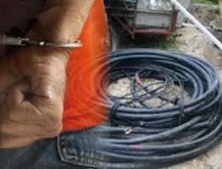 Polisi Polres Malang Tangkap Pencuri Kabel Mengaku Petugas PLN