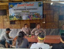 Cegah Tindak Kejahatan, Unit Reskrim Polsek Kota Laksanakan Jum’at Curhat