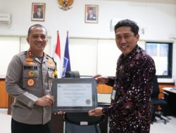 Polresta Mojokerto Raih Penghargaan dari KPPN Mojokerto Satker Terbaik Pagu DIPA 2022