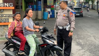 Teguran Simpatik Mewarnai Ops Keselamatan Semeru 2023 Satlantas Polres Batu