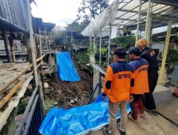 Jembatan Bambu Wisata Kampung Anggrek di Kota Batu Ambrol