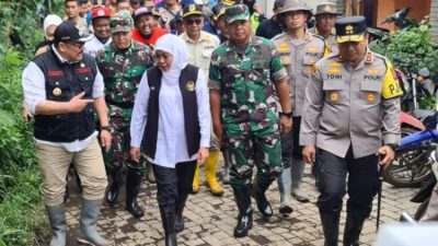 Kapolda Jatim Kunjungi Lokasi Pasca Banjir Bandang di Kab Bondowoso