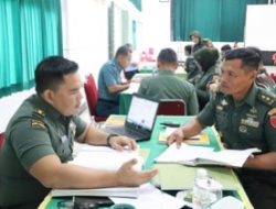 Sebagai Fungsi Kontrol, Tim Audit Itjen TNI Datangi Korem 083/Bdj
