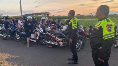 70 Ranmor R2 Pelaku Balap Liar dan Knalpot Brong Diamankan Polres Kediri