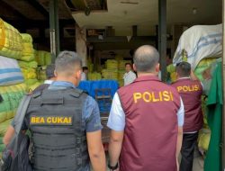 Porli Gerebek Gudang Impor Pakaian Bekas Atas Arahan Presiden