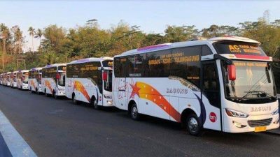 Jelang Lebaran, 300 Unit Bus Bagong Diberangkatkan Termasuk Rute Malang -Surabaya