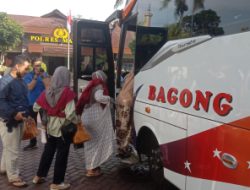 PO Bagong Transport Ikut Sukseskan Progam Balik Mudik Gratis Bareng Polres Malang