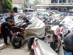 Polisi Malang Kota Kandangkan 164 Motor Berknalpot Brong dan Balap Liar