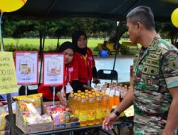 Alfamart Buka Bazar Murah Kerjasama Korem 083/Bdj