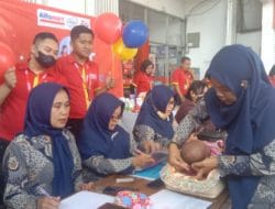 50 Balita di Kelurahan Kepanjen Dapat Layanan Program Alfamart Sahabat Posyandu