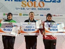 Resti Rahmadhani dari Bojonegoro Raih Juara 3 Cabor Tolak Peluru di Kejurnas Atletik 2023