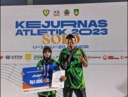 Siti Frisda Atlet Bojonegoro Raih Podium di Kejurnas Atletik 2023