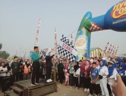Ribuan Masyarakat Mojokerto Ramaikan Jalan Sehat pada Hari Jadi Kota Mojokerto ke-105
