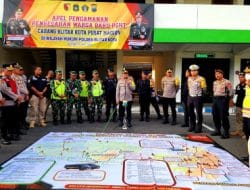 Ribuan Personel Gabungan Kawal Proses Pengesahan Warga Baru PSHT Blitar